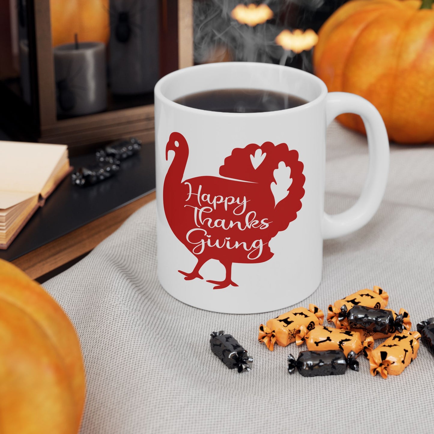 Happy Thanksgiving | Ceramic Mug, (11oz, 15oz)