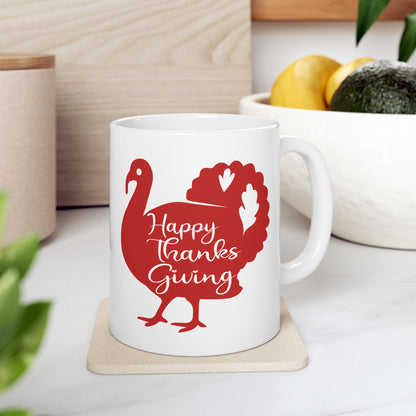 Happy Thanksgiving | Ceramic Mug, (11oz, 15oz)