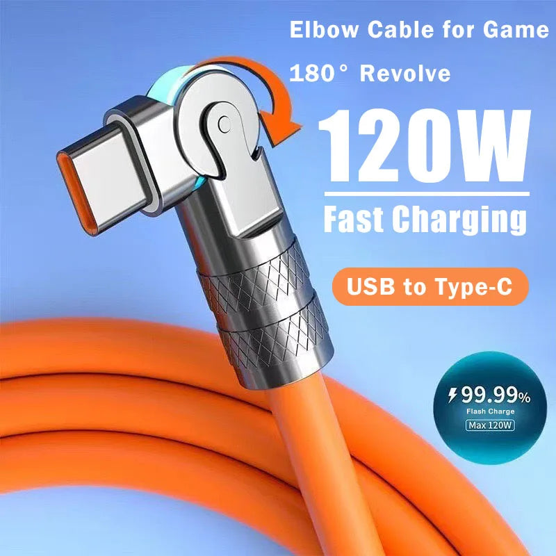 TurboCharge 180° Fast USB-C Cable